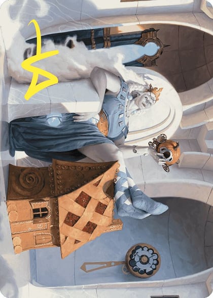 Beluna Grandsquall Art Card (Gold-Stamped Signature), Art Series: Wilds of Eldraine 36