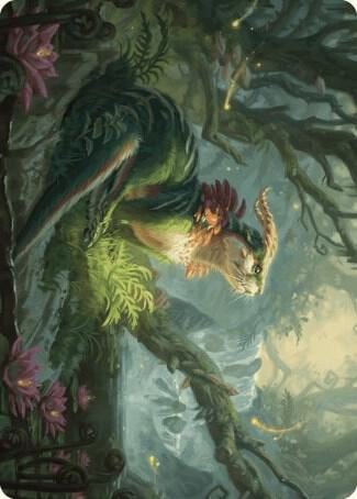 Elusive Otter Art Card, Art Series: Wilds of Eldraine 37