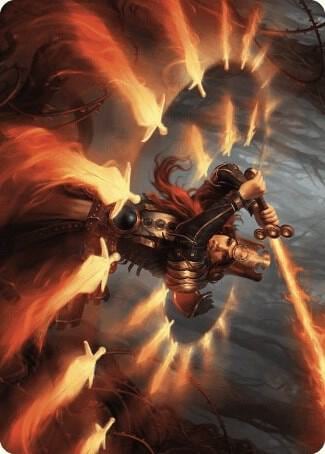 Heartflame Duelist Art Card, Art Series: Wilds of Eldraine 38