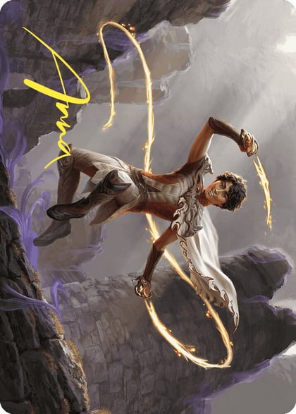 Kellan, the Fae-Blooded Art Card (Gold-Stamped Signature), Art Series: Wilds of Eldraine 39