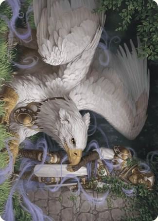Dutiful Griffin Art Card, Art Series: Wilds of Eldraine 3