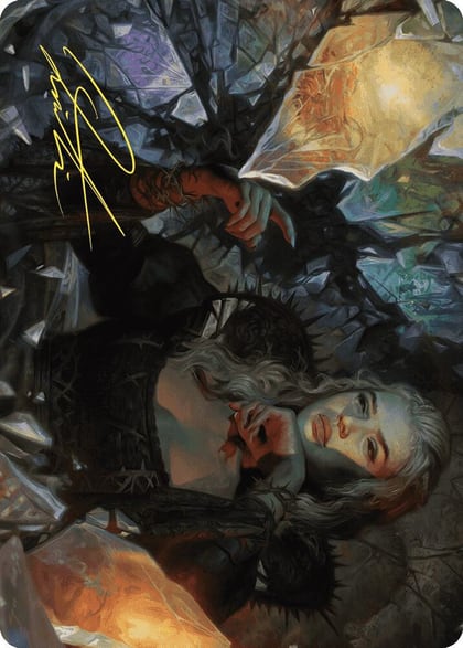 Prophetic Prism Art Card (Gold-Stamped Signature), Art Series: Wilds of Eldraine 45