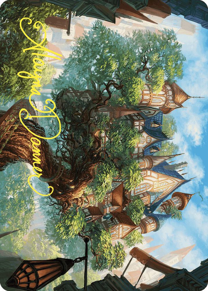 Edgewall Inn Art Card (Gold-Stamped Signature), Art Series: Wilds of Eldraine 46