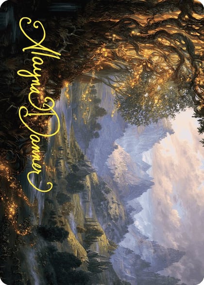 Evolving Wilds Art Card (Gold-Stamped Signature), Art Series: Wilds of Eldraine 47