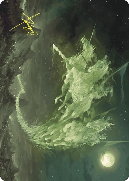Moonshaker Cavalry Art Card (Gold-Stamped Signature), Art Series: Wilds of Eldraine 5