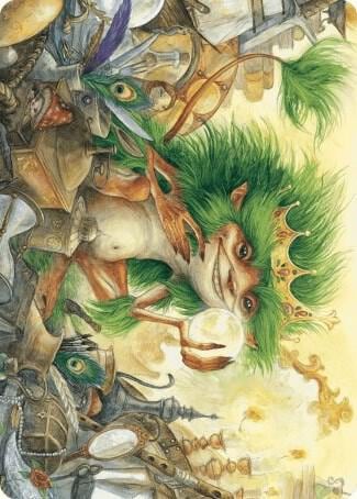 Knickknack Ouphe Art Card, Art Series: Wilds of Eldraine 50