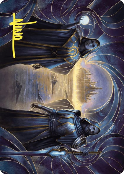 Court of Vantress Art Card (Gold-Stamped Signature), Art Series: Wilds of Eldraine 52