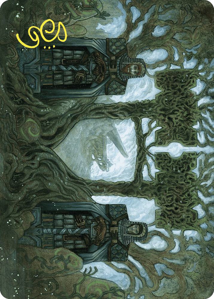 Court of Garenbrig Art Card (Gold-Stamped Signature), Art Series: Wilds of Eldraine 54