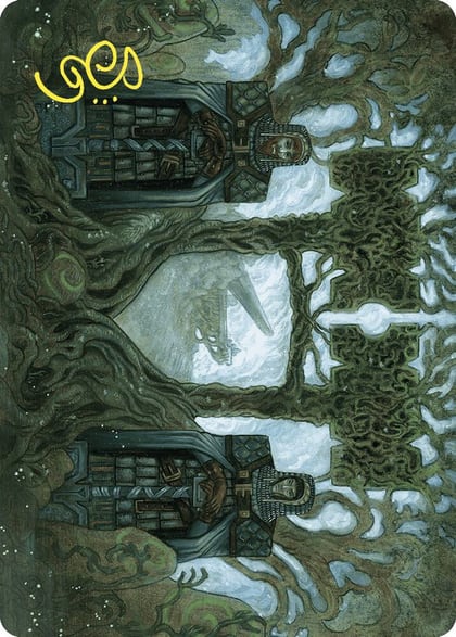 Court of Garenbrig Art Card (Gold-Stamped Signature), Art Series: Wilds of Eldraine 54