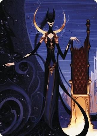 Ashiok, Wicked Manipulator Art Card (57/81), Art Series: Wilds of Eldraine 57