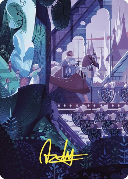 As Foretold Art Card (Gold-Stamped Signature), Art Series: Wilds of Eldraine 64