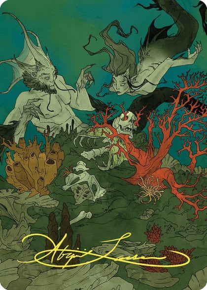 Curiosity Art Card (Gold-Stamped Signature), Art Series: Wilds of Eldraine 65