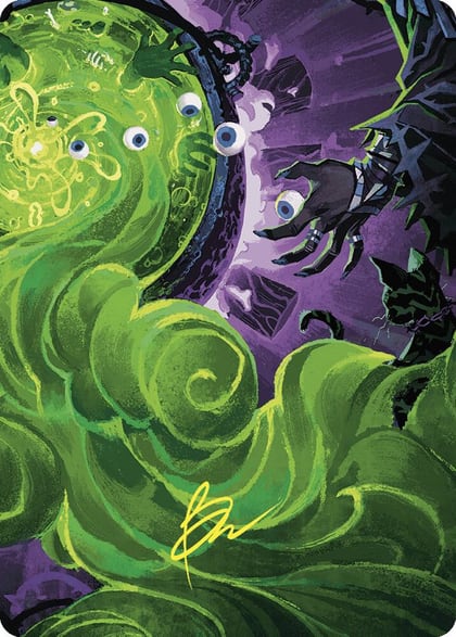 Waste Not Art Card (Gold-Stamped Signature), Art Series: Wilds of Eldraine 70