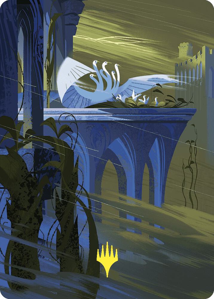Doubling Season Art Card (Gold-Stamped Planeswalker Symbol), Art Series: Wilds of Eldraine 71