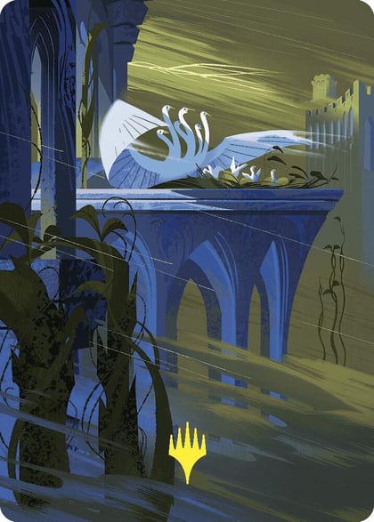 Doubling Season Art Card (Gold-Stamped Planeswalker Symbol), Art Series: Wilds of Eldraine 71