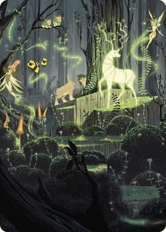 Primal Vigor Art Card, Art Series: Wilds of Eldraine 74