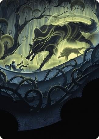 Unnatural Growth Art Card, Art Series: Wilds of Eldraine 75