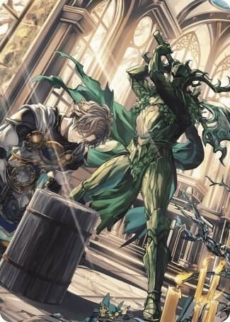 Karmic Justice Anime Art Card, Art Series: Wilds of Eldraine 77