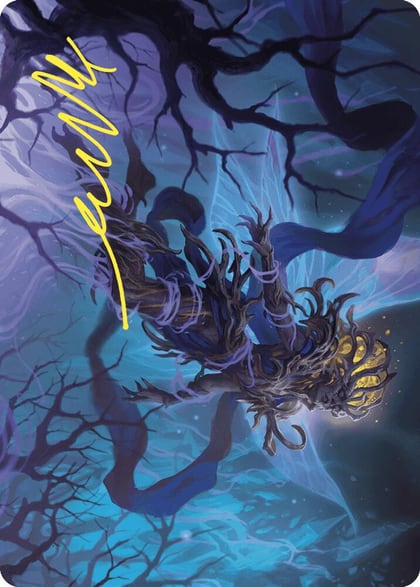 Sleep-Cursed Faerie Art Card (Gold-Stamped Signature), Art Series: Wilds of Eldraine 8