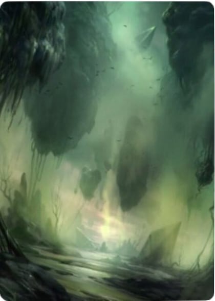Swamp Art Card (13/81), Art Series: Zendikar Rising 13