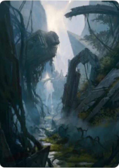 Swamp Art Card (14/81), Art Series: Zendikar Rising 14