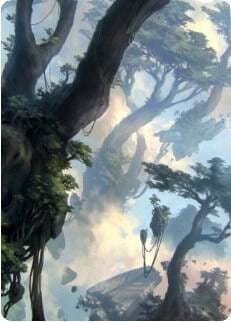 Forest Art Card (19/81), Art Series: Zendikar Rising 19