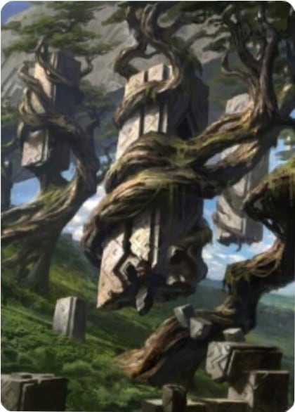 Forest Art Card (20/81), Art Series: Zendikar Rising 20