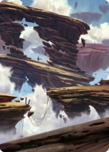 Boulderloft Pathway Art Card, Art Series: Zendikar Rising 22