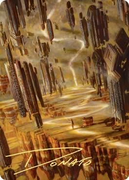 Brightclimb Pathway Art Card (Gold-Stamped Signature), Art Series: Zendikar Rising 23