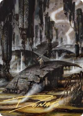 Grimclimb Pathway Art Card (Gold-Stamped Signature), Art Series: Zendikar Rising 24