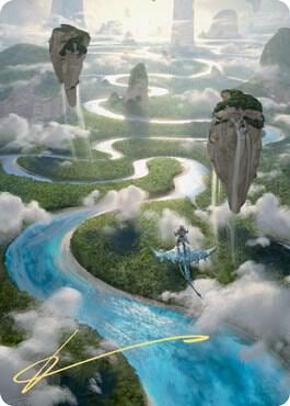 Clearwater Pathway Art Card (Gold-Stamped Signature), Art Series: Zendikar Rising 25