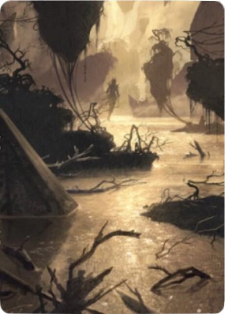 Murkwater Pathway Art Card, Art Series: Zendikar Rising 26
