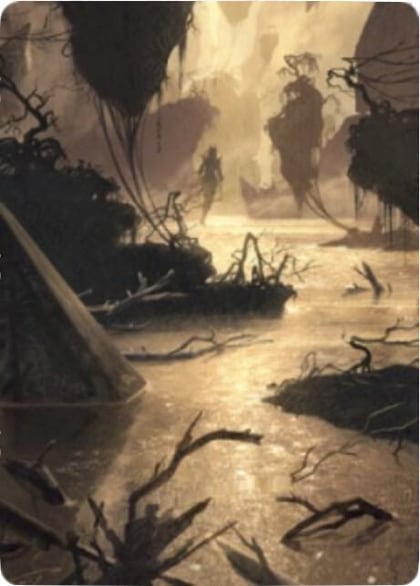 Murkwater Pathway Art Card, Art Series: Zendikar Rising 26