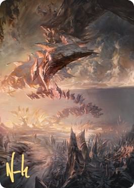 Needleverge Pathway Art Card (Gold-Stamped Signature), Art Series: Zendikar Rising 27