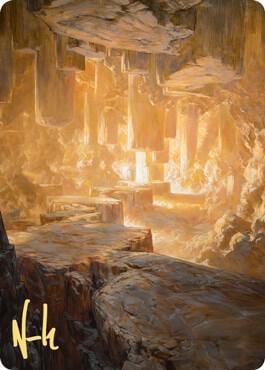 Pillarverge Pathway Art Card (Gold-Stamped Signature), Art Series: Zendikar Rising 28