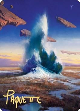 Flooded Strand Art Card (Gold-Stamped Signature), Art Series: Zendikar Rising 29