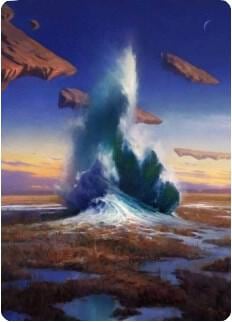 Flooded Strand Art Card, Art Series: Zendikar Rising 29