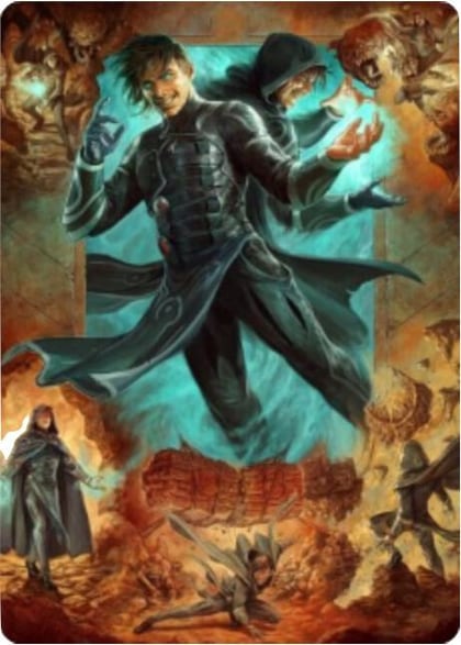 Jace, Mirror Mage Art Card (2/81), Art Series: Zendikar Rising 2