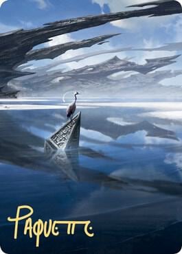 Seachrome Coast Art Card (Gold-Stamped Signature), Art Series: Zendikar Rising 31