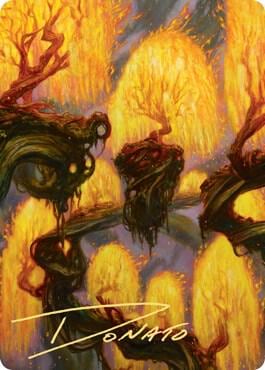 Grove of the Burnwillows Art Card (Gold-Stamped Signature), Art Series: Zendikar Rising 34