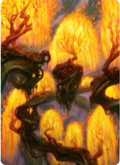 Grove of the Burnwillows Art Card, Art Series: Zendikar Rising 34