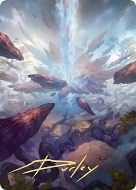 Prismatic Vista Art Card (Gold-Stamped Signature), Art Series: Zendikar Rising 35