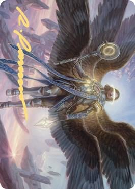 Angel of Destiny Art Card (Gold-Stamped Signature), Art Series: Zendikar Rising 37