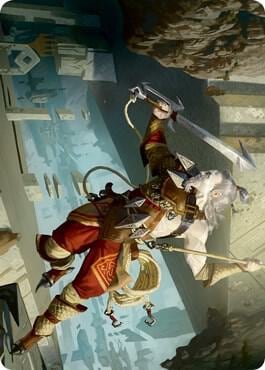 Cliffhaven Sell-Sword Art Card (Gold-Stamped), Art Series: Zendikar Rising 38