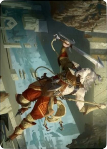 Cliffhaven Sell-Sword Art Card, Art Series: Zendikar Rising 38
