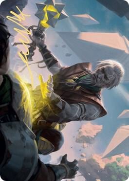 Expedition Healer Art Card (Gold-Stamped Signature), Art Series: Zendikar Rising 39