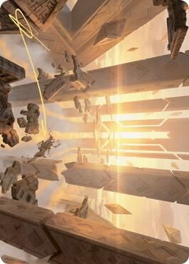 Skyclave Basilica Art Card (Gold-Stamped Signature), Art Series: Zendikar Rising 44