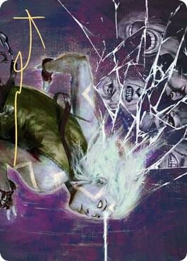Anticognition Art Card (Gold-Stamped Signature), Art Series: Zendikar Rising 46