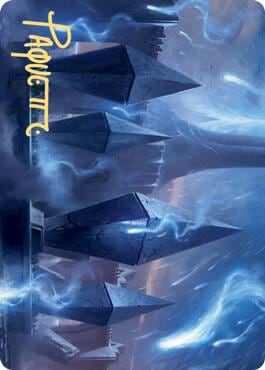 Sea Gate Restoration Art Card (Gold-Stamped Signature), Art Series: Zendikar Rising 49