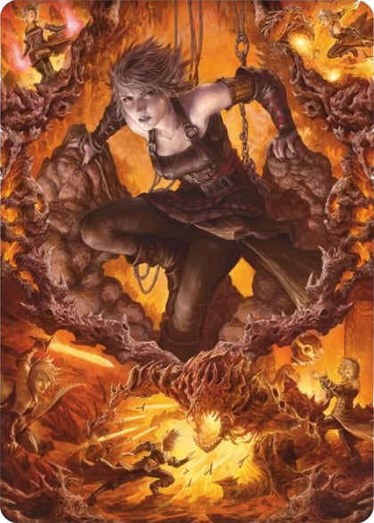 Nahiri, Heir of the Ancients Art Card (4/81), Art Series: Zendikar Rising 4